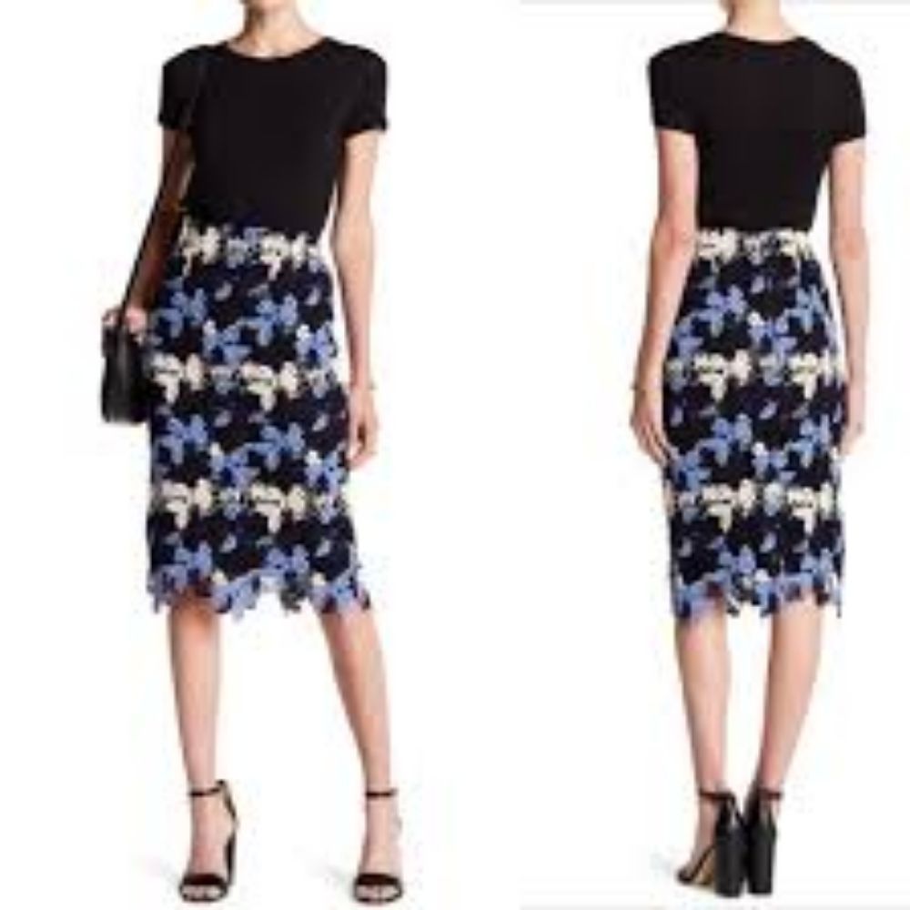 Emerson Rose Floral Laced Skirt